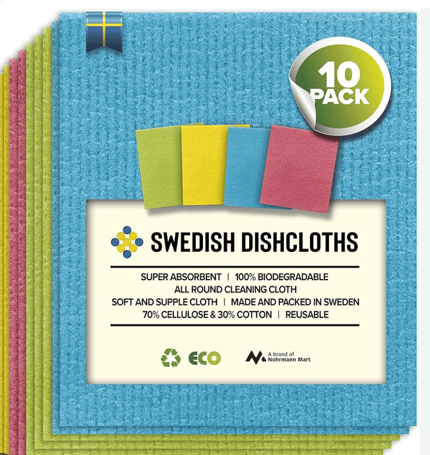 Perfect for the Pacific Crest Trail, these super absorbent Swedish dishcloths are reusable, biodegradable, and ideal backpacking gear.